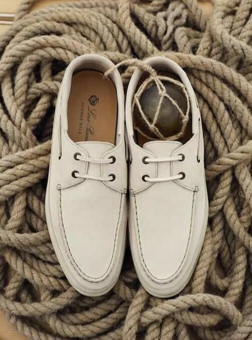 loro piana sea sail walk loafers ecru