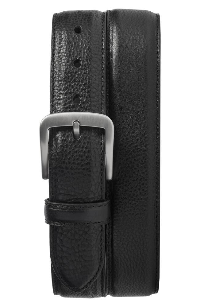 Shinola Canfield Vachetta Leather Belt in Black Cover