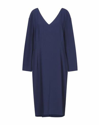 Boutique Moschino Woman Midi dress Blue Triacetate, Polyester Cover