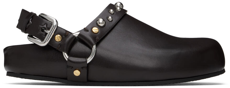 Stella McCartney Brown Elyse Studded Clogs Cover