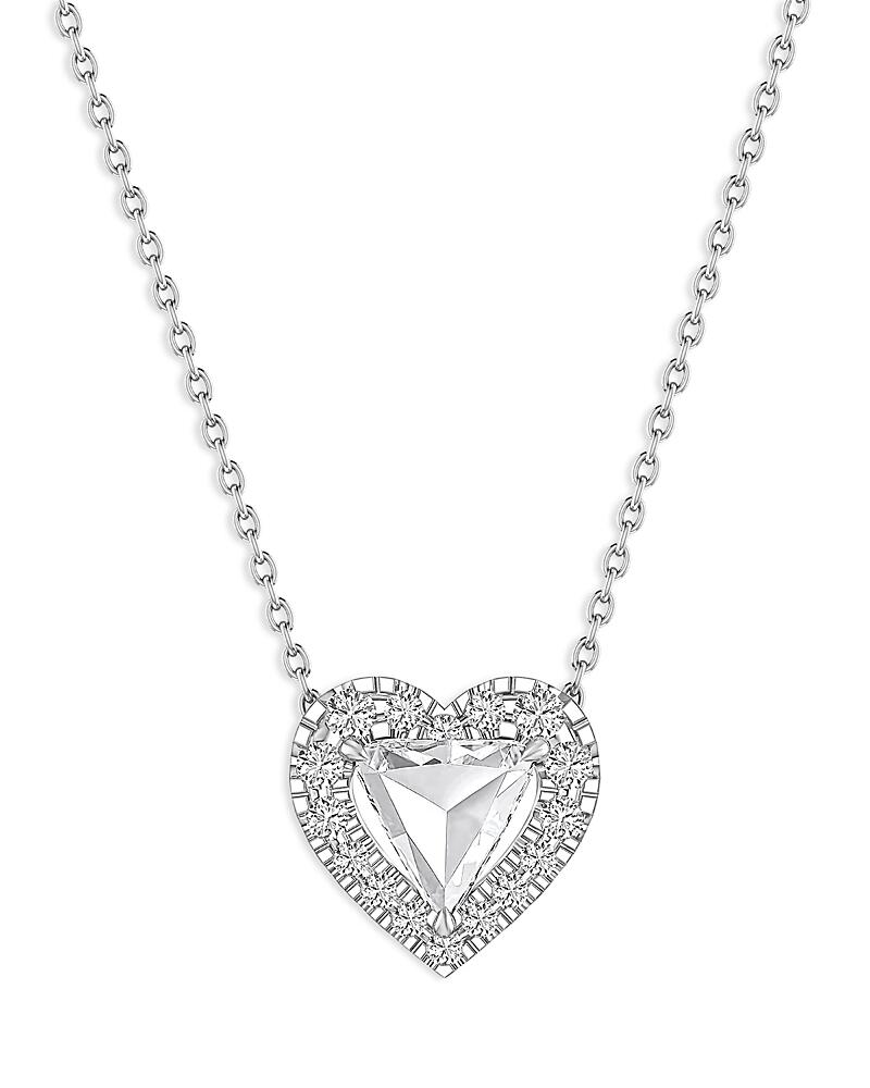 Harakh Diamond Heart Pendant Necklace in 18K White Gold, 0.33 ct. t. w. Cover