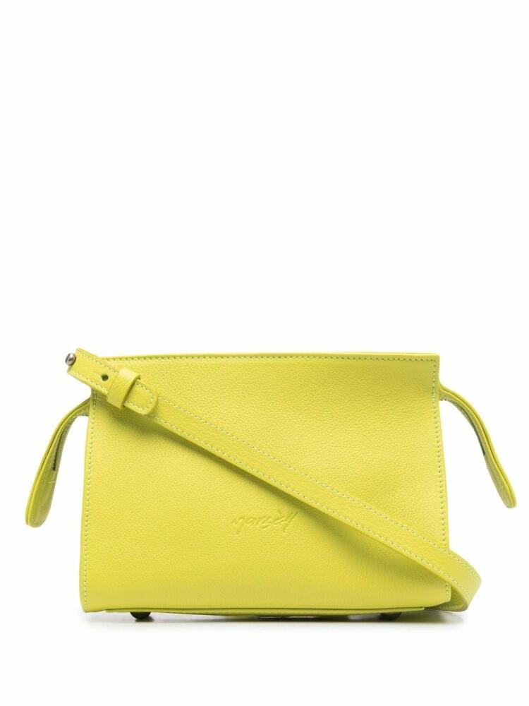 Marsèll zipped leather crossbody bag - Green Cover