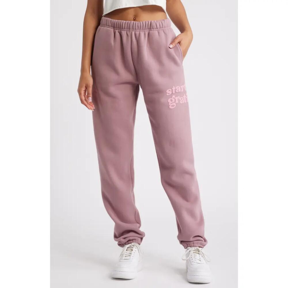 THE MAYFAIR GROUP Start with Gratitude Sweatpants in Pink Cover