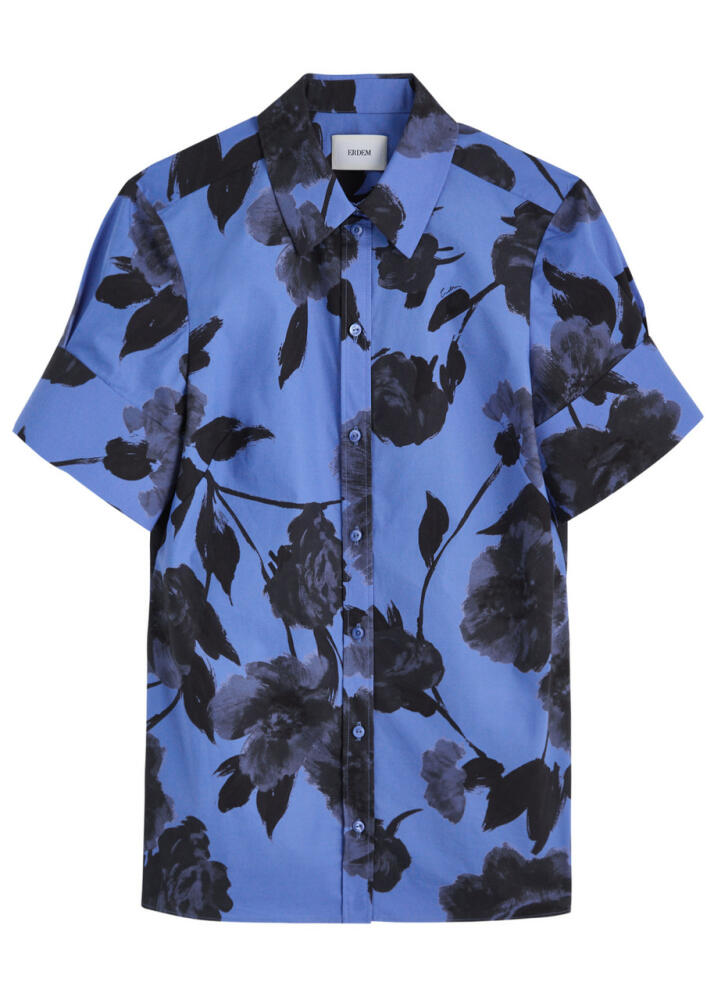 Erdem Floral-print Cotton-poplin Shirt - Multi Floral Cover