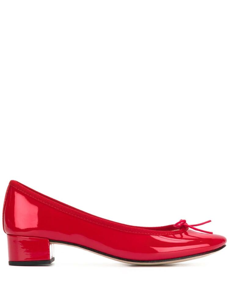 Repetto bow front low heel pumps - Red Cover