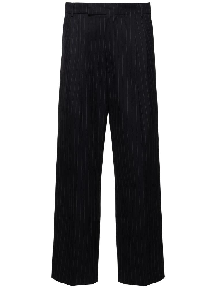 THE FRANKIE SHOP Beo Pinstriped Tech Blend Suit Pants Cover