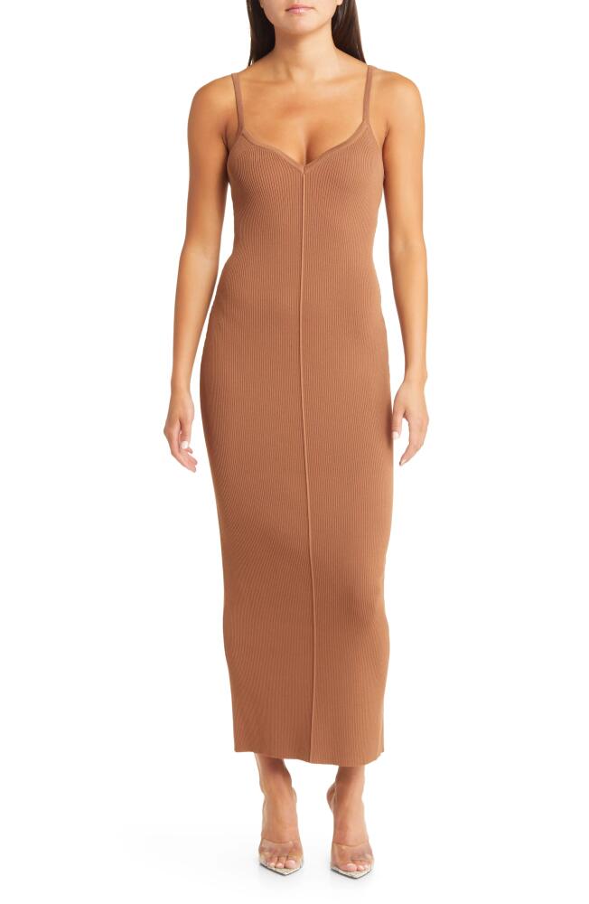 Sophie Rue Lucie Rib Dress in Brown Cover