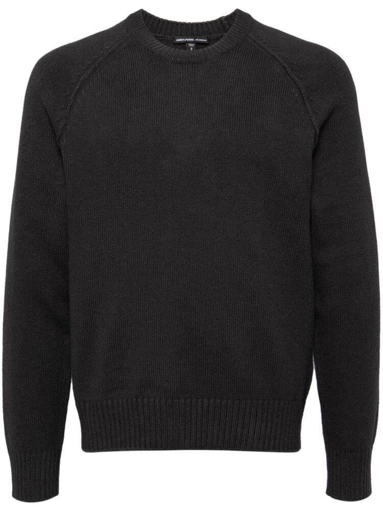 James Perse Knit Raglan Crew - Grey Cover