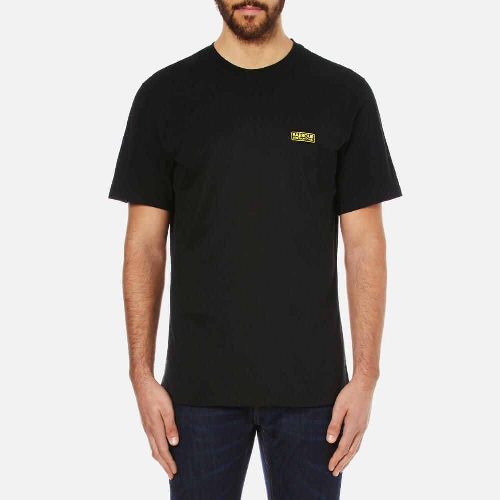 Barbour International Men's Small Logo T-Shirt - Black Cover