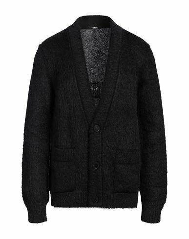 Balmain Man Cardigan Black Mohair wool, Polyamide, Virgin Wool, Wool Cover