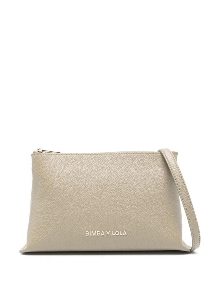 Bimba y Lola small logo-lettering cross body bag - Green Cover