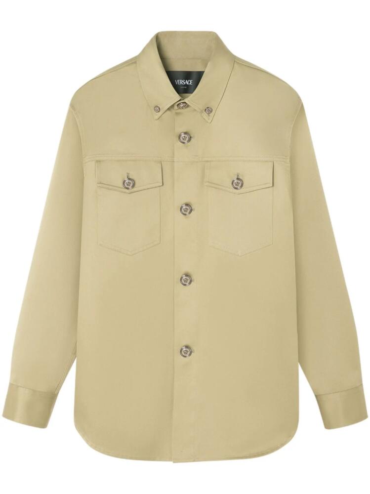 Versace long-sleeved overshirt - Neutrals Cover