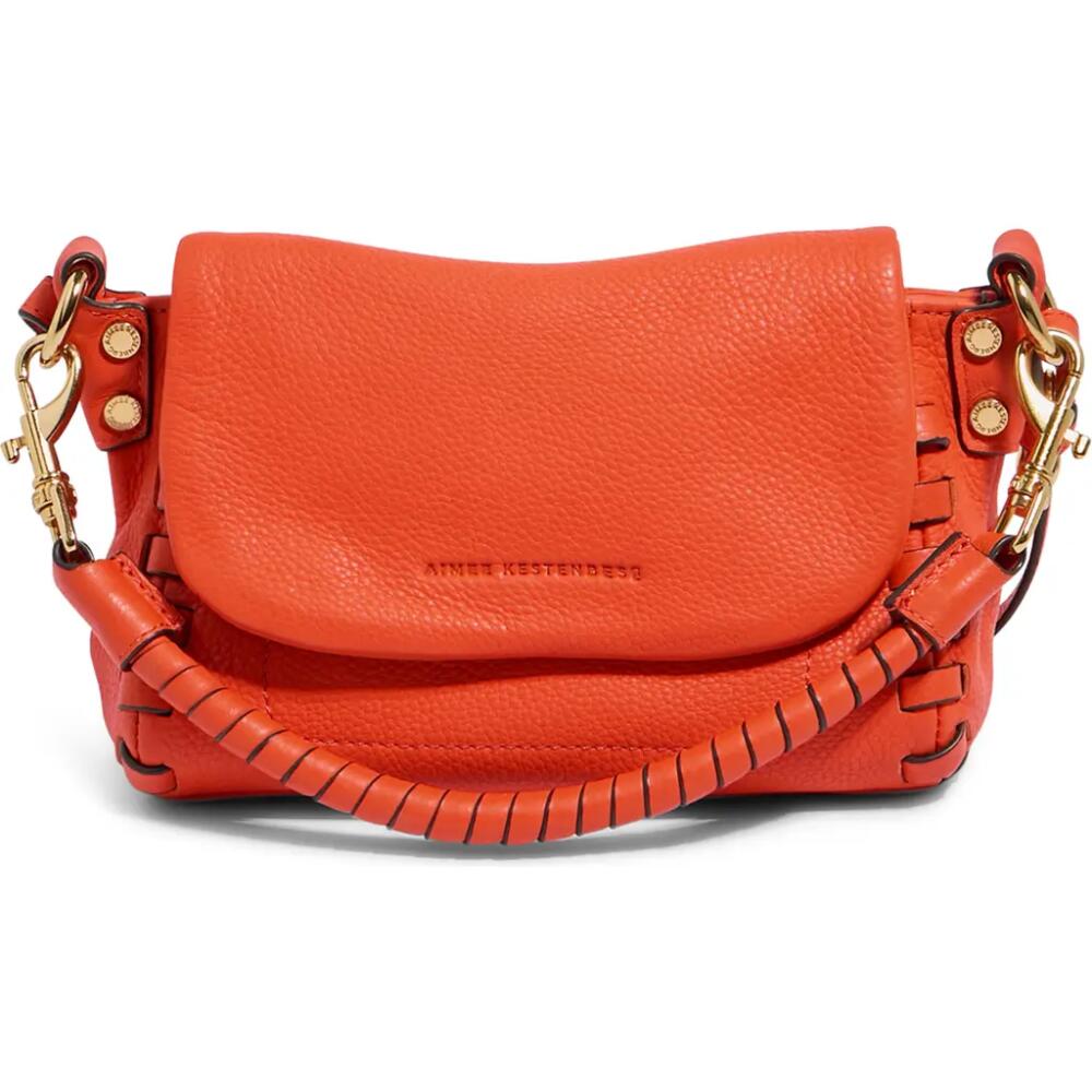 Aimee Kestenberg Mini Zen Leather Crossbody Bag in Flame Cover