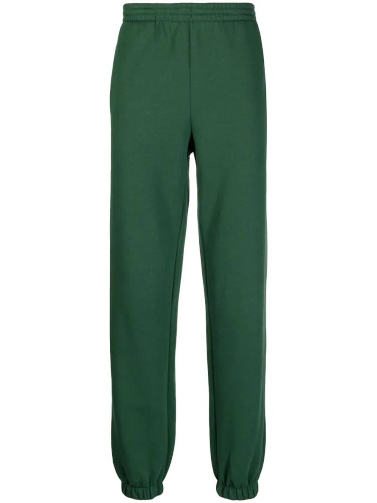 Lacoste logo-patch cotton-blend track pants - Green Cover