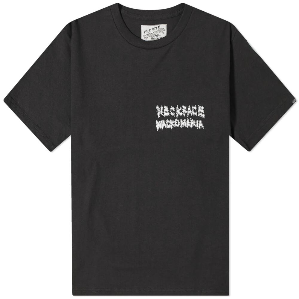 Wacko Maria Men's x Neckface Type 3 T-Shirt in Black Cover