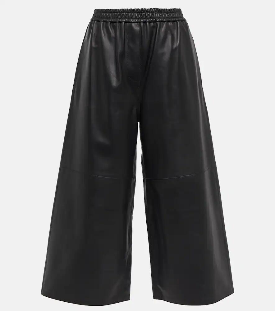 Loewe Leather cropped pants Cover