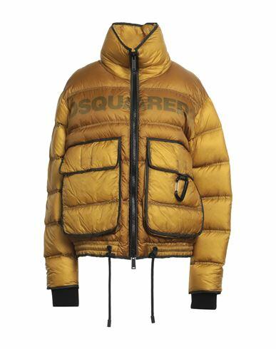 Dsquared2 Woman Puffer Mustard Polyamide Cover