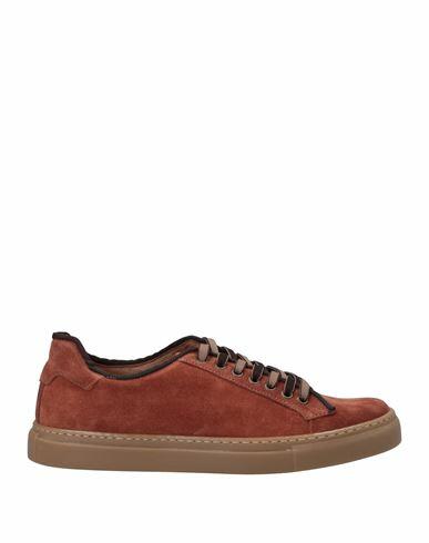 Bottega Marchigiana Man Sneakers Rust Soft Leather Cover