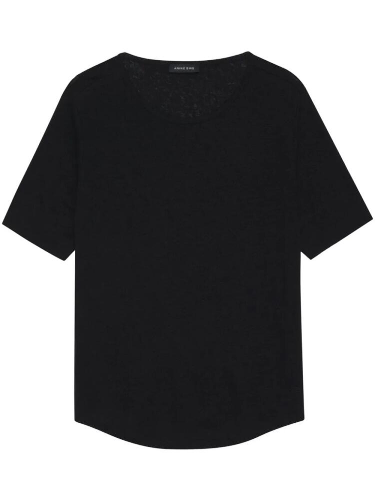 ANINE BING Shay short-sleeve T-shirt - Black Cover