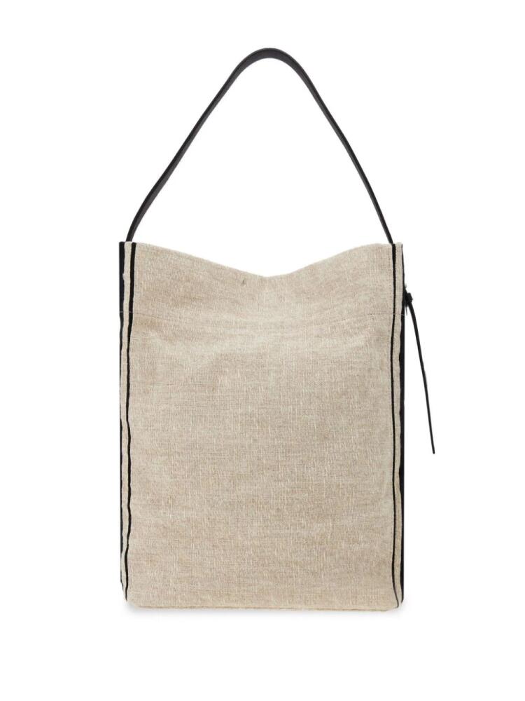 Ferragamo jacquard fabric tote bag - Neutrals Cover