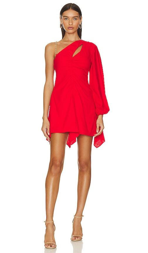 Lovers and Friends Rosalie Mini Dress in Red Cover