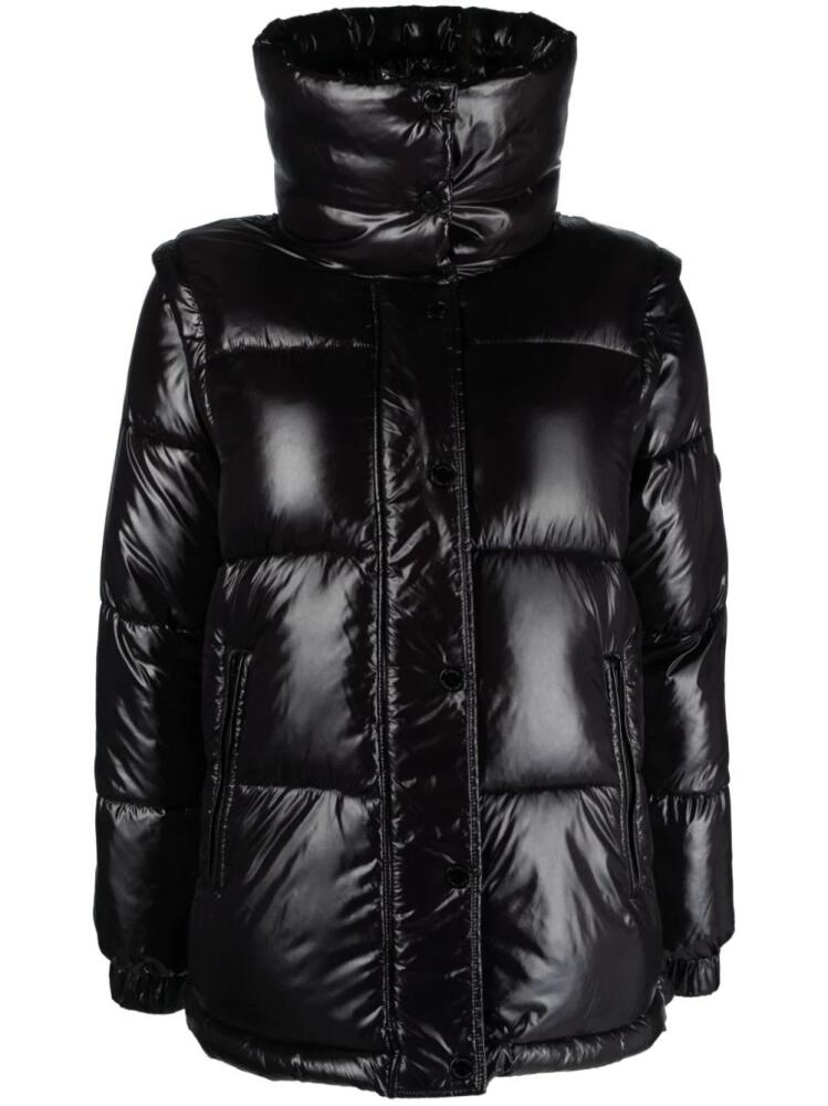 Michael Michael Kors convertible puffer jacket - Black Cover