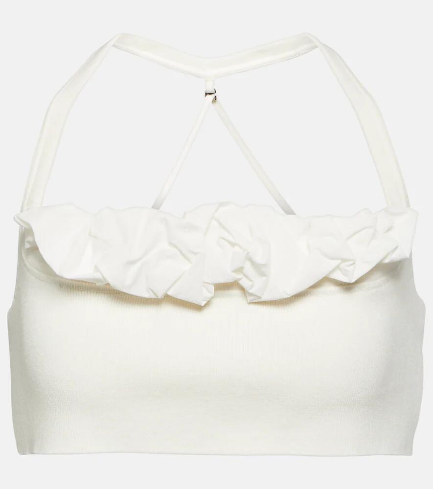 Jacquemus Le Bandeau Frivolli ruffled bra top Cover