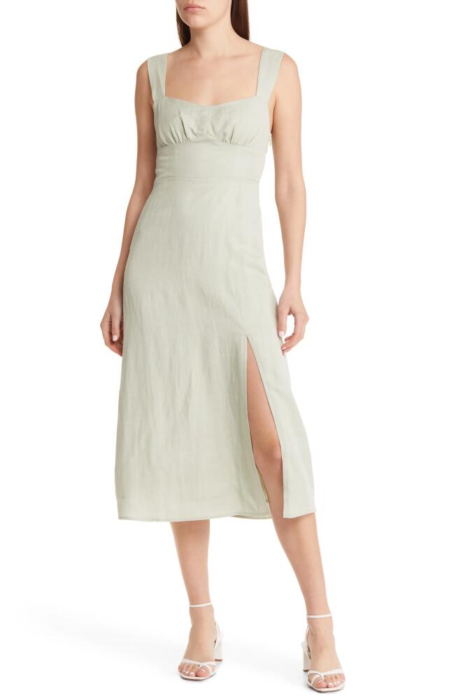 Sophie Rue Lya Linen Blend Dress in Sage Mint Cover