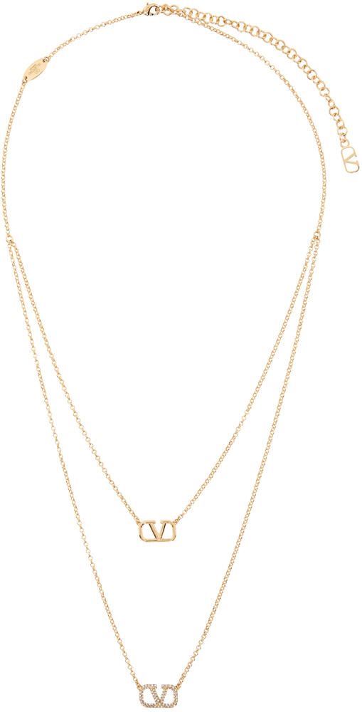 Valentino Garavani Gold VLogo Signature Necklace Cover