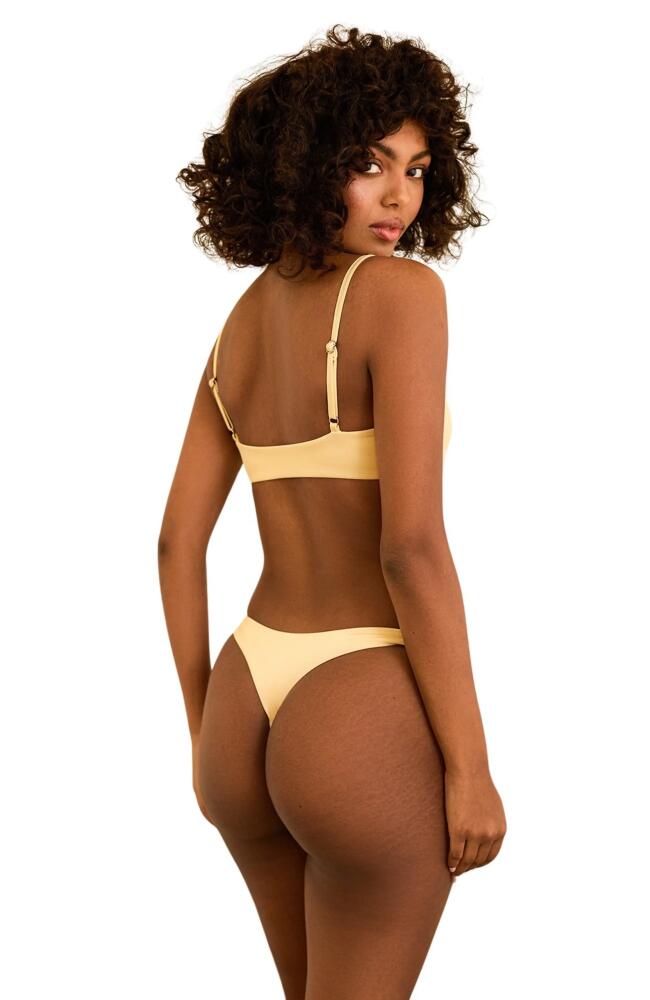 Dippin Daisys Seaport Thong Bikini Bottom in Vanilla Cover