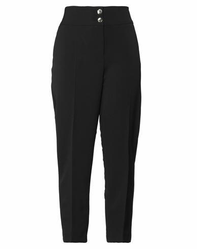 Nenette Woman Pants Black Polyester, Elastane Cover