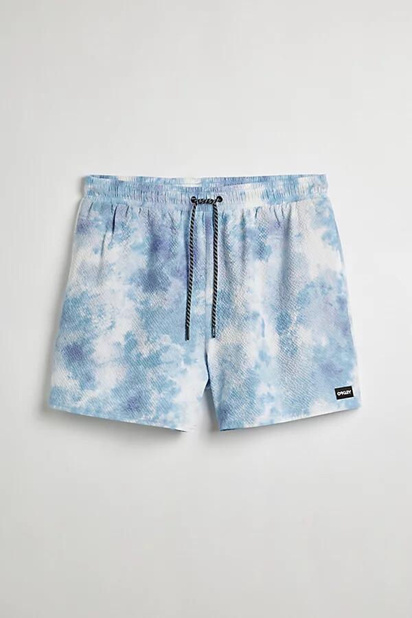 Oakley Deco Palms RC Tie-Dye Swim Short in Sky Cover