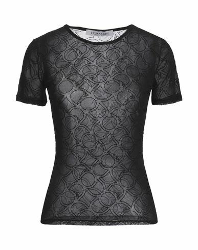 Trussardi Woman T-shirt Black Polyamide Cover