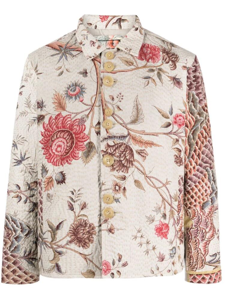 By Walid floral-print cotton jacket - Multicolour Cover