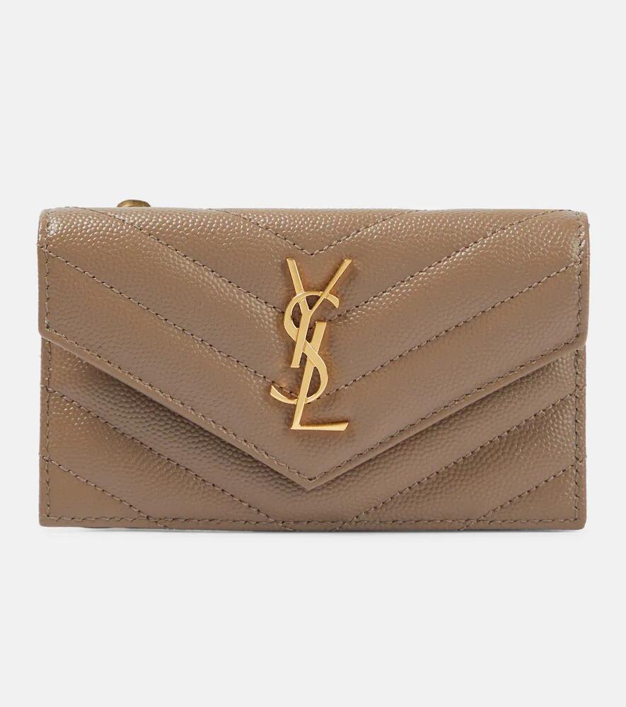 Saint Laurent Fragments leather card holder Cover