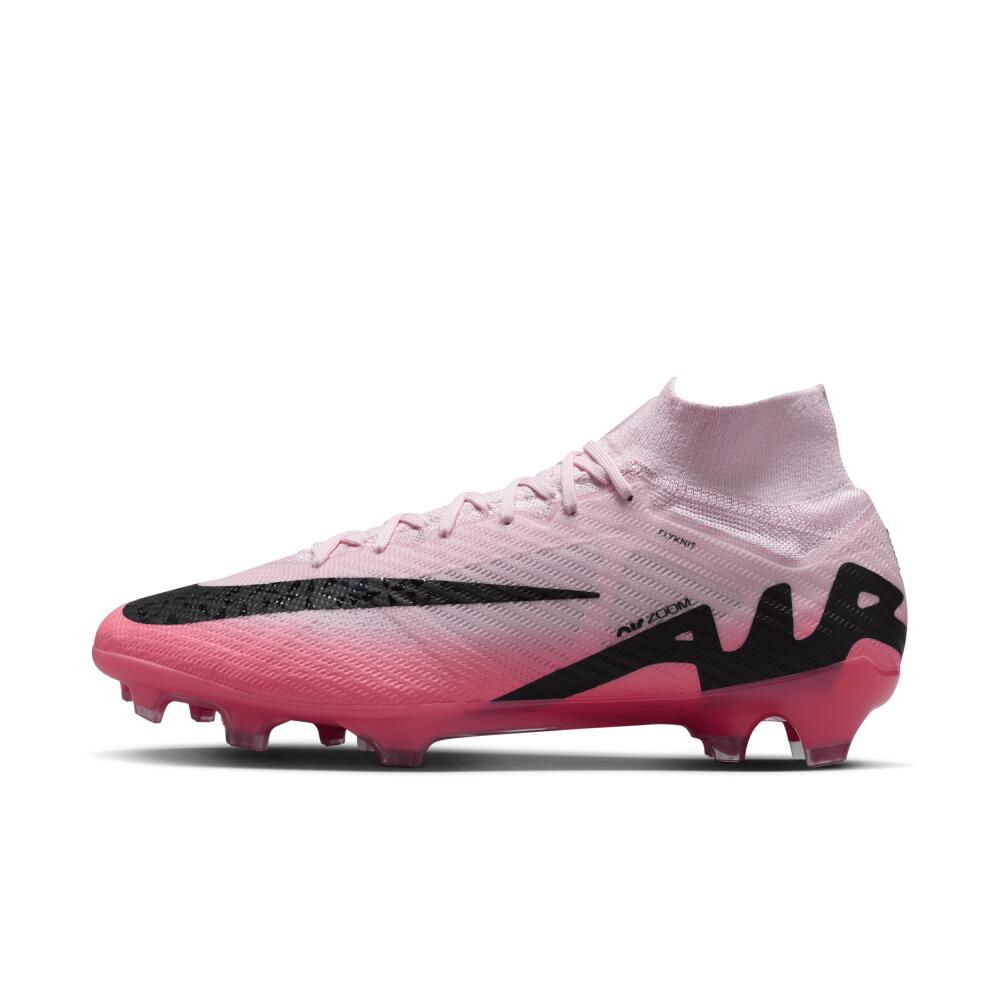 Nike Men's Mercurial Superfly 9 Elite FG High-Top Soccer Cleats in Pink Cover