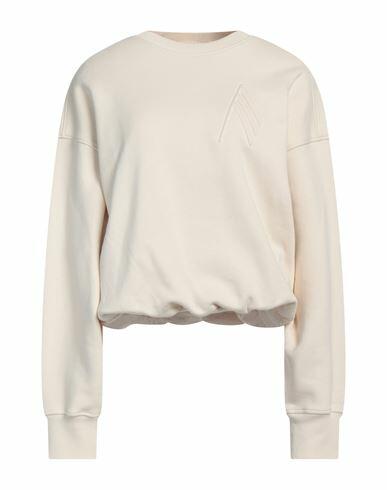 The Attico Woman Sweatshirt Cream Cotton, Elastane Cover