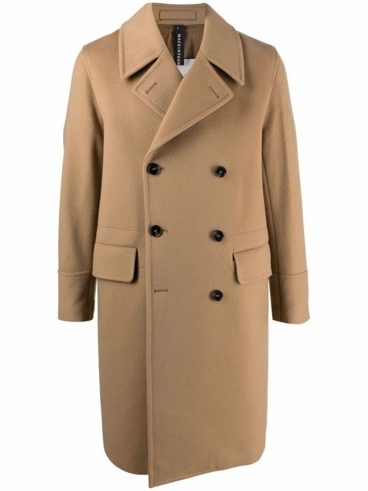 Mackintosh REDFORD double-breasted coat - Neutrals Cover