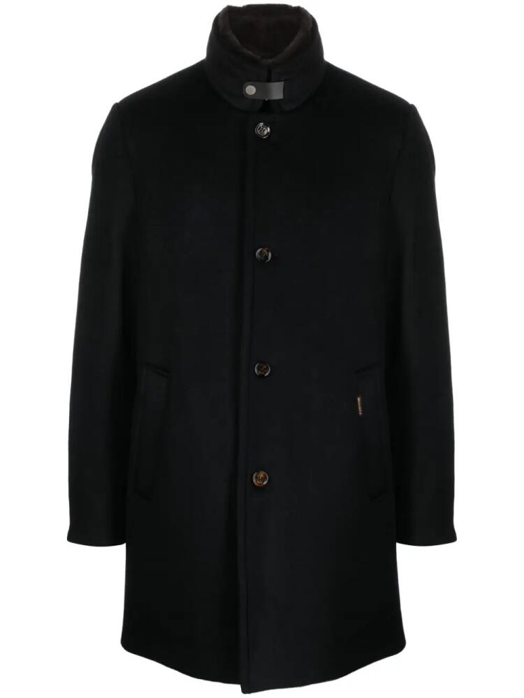 Moorer Bond-Fur-Le padded coat - Blue Cover