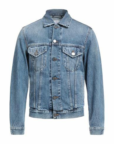 Pt Torino Man Denim outerwear Blue Cotton Cover