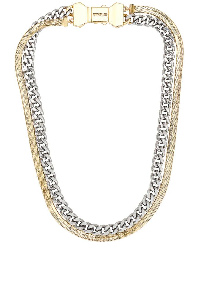 Demarson Nadine Necklace in Metallic Gold Cover