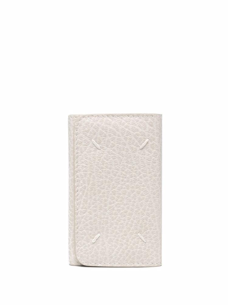 Maison Margiela four-stitch leather key holder - Grey Cover