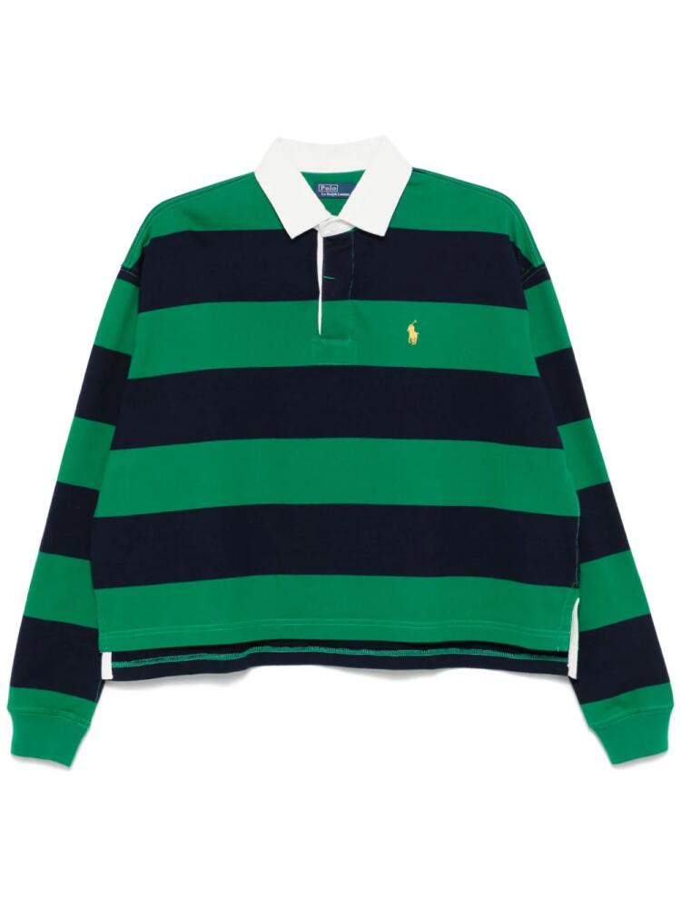 Polo Ralph Lauren striped polo top - Blue Cover