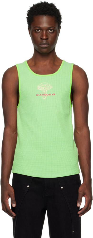 Andersson Bell SSENSE Exclusive Green 'Mushroom Me' Tank Top Cover