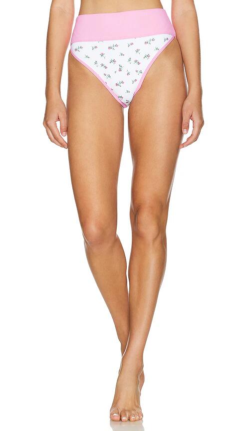 BEACH RIOT Emmy Bottom in White Cover