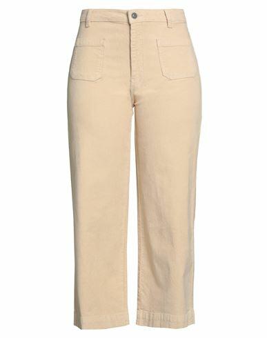 Ottod'ame Woman Pants Sand Cotton, Elastane Cover