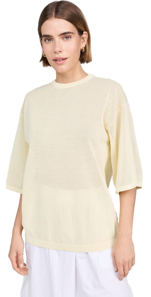 Tibi Crispy Oversized Easy Tee Butter Cover