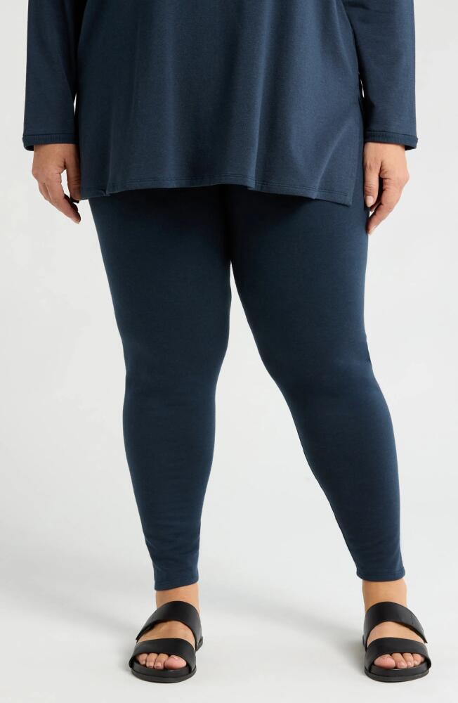 Eileen Fisher High Waist Ankle Leggings in Deep Adriatic Cover