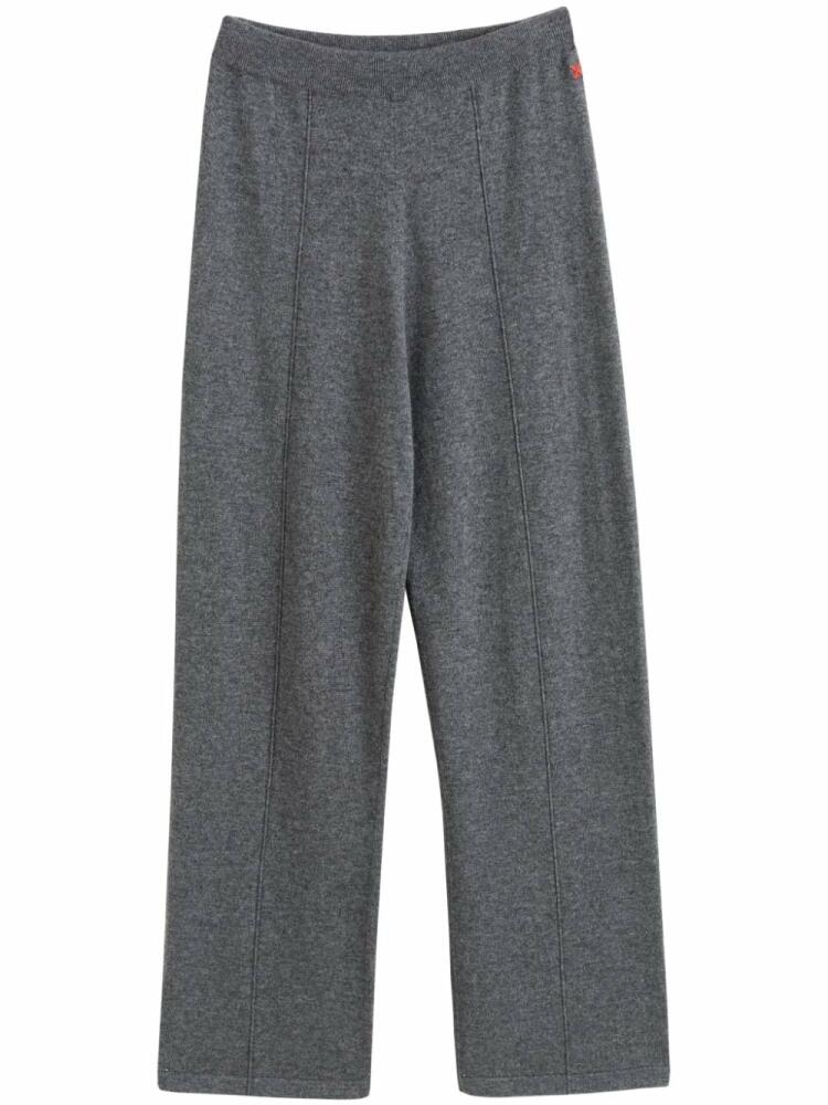 Chinti & Parker wide-leg wool blend track pants - Grey Cover