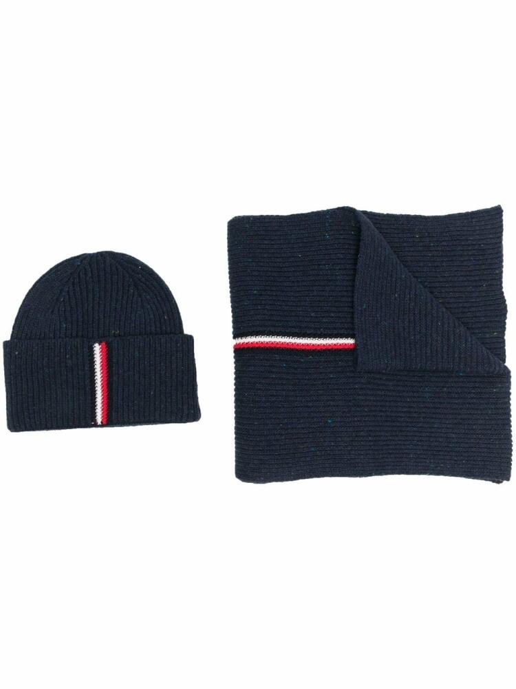 Tommy Hilfiger Downtown beanie & scarf set - Blue Cover